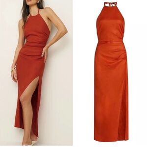 Reformation Sadey linen dress